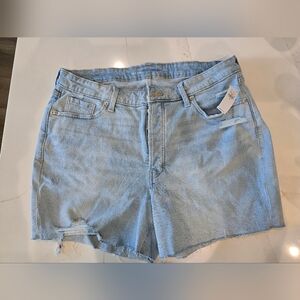Light Wash Denim Womens Shorts - Casual Summer Style